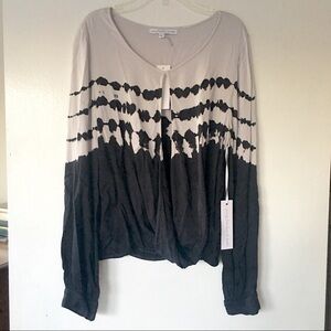 Young Fabulous & Broke Long Sleeve Tie Dye Top